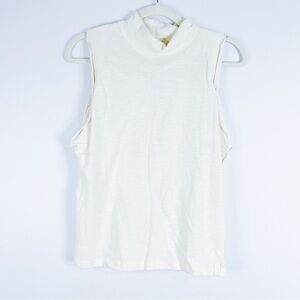 We The Free - Cream Mock Neck Tank